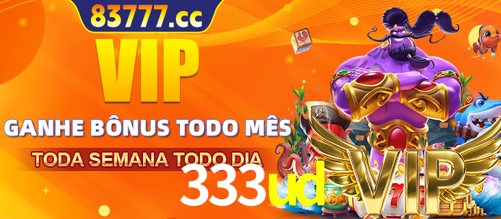 Banner promocional do 333ud oferecendo 100% de recompensas adicionais contínuas para quem fizer o login diário (Daily sign-in), com um mascote de coelho.